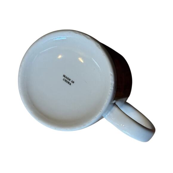 VTG 2001 Hawaii Coffee Mug Floral Red Black Souvenir Tea Cocoa Cup Y2K Travel - Picture 3 of 5